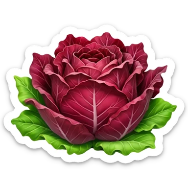 red lettuce sticker