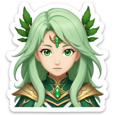 Nahida The Dendro Archon from Genshin Impact sticker