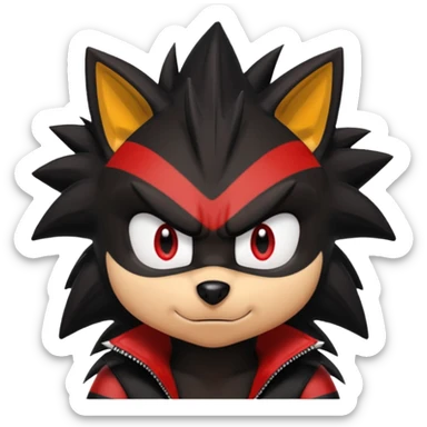 Shadow the Hedgehog sticker