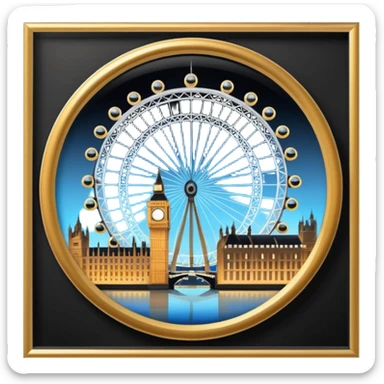 golden eye londra sticker