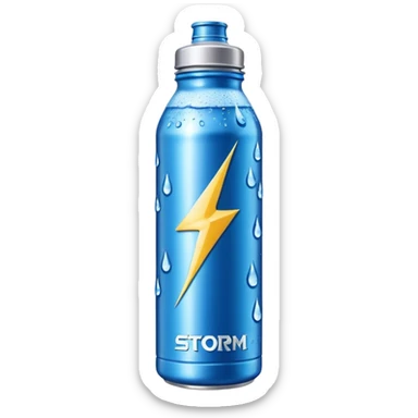  storm energy drink bottle like the can i creatw sticker