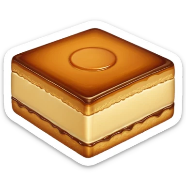 caramel slice sticker