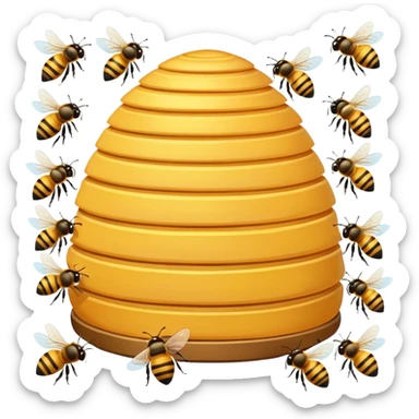 a mad beehive sticker