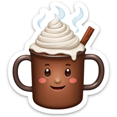 hot cocoa sticker