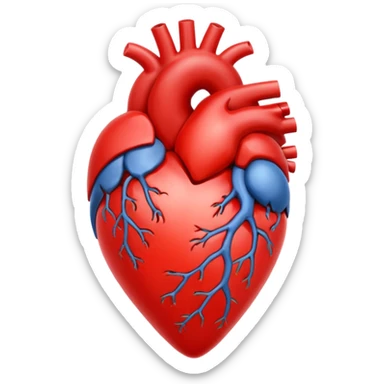 Heart sticker