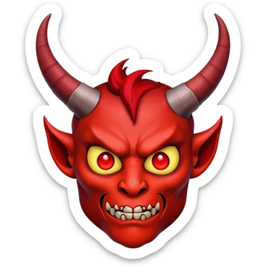 ID card of demon sticker