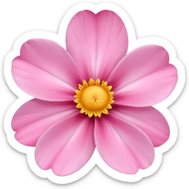 Flower pink sticker