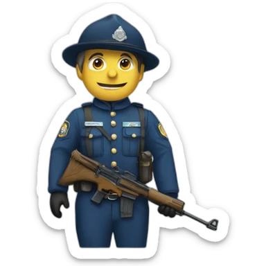 Alpine gendarmerie sticker