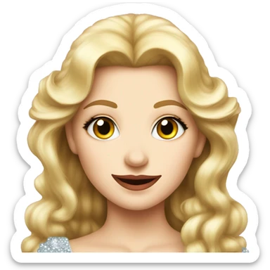 glinda of wicked  sticker