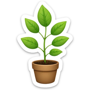 Mầm cây doodle  sticker