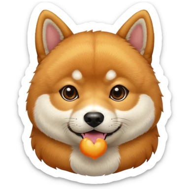 shiba inu le plus beau du monde sticker