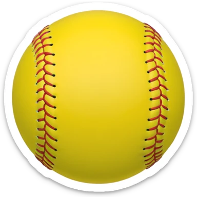 Softball sticker