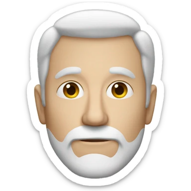 Caucasian Man in His 40s sticker