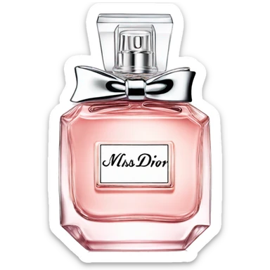 Miss dior perfume sticker