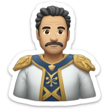 nus written king of the west sticker