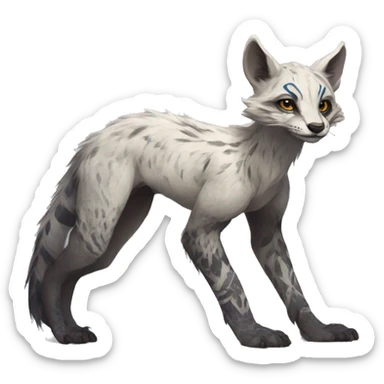 Modern Rare Fantasy Vernid-Trico-species by LiLaiRa, markings, full body sticker