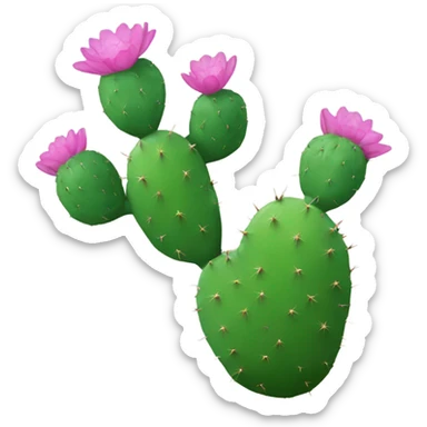 prickly pear cactus sticker