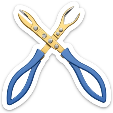 bent nose Pliers sticker
