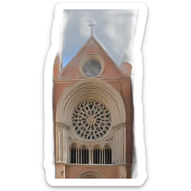 Basilique Saint Sernin Toulouse sticker