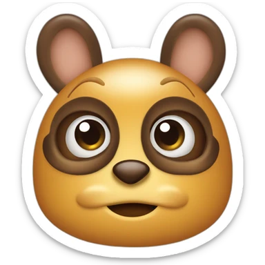 pot de miel avec des yeux mignons sticker