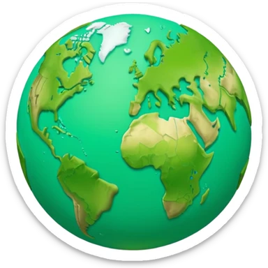 Fais moi une image avec la planète terre en 3D, en écrivant de couleur vert fluorescent 14PAT131 PASCAL. Ce texte est écrit sur le pourtour de la planète  sticker