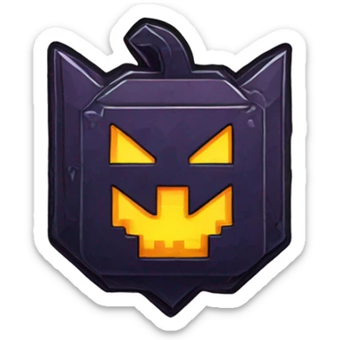 minecraft pumpkin halloween badge medal cyberpunk pokemon fear sticker