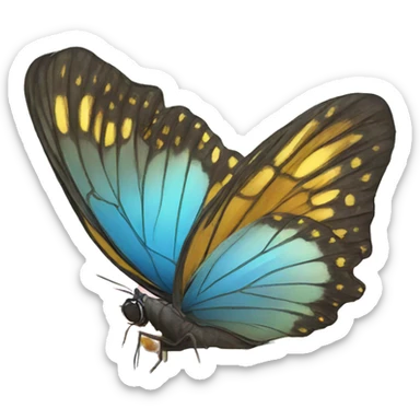 butterflies sticker