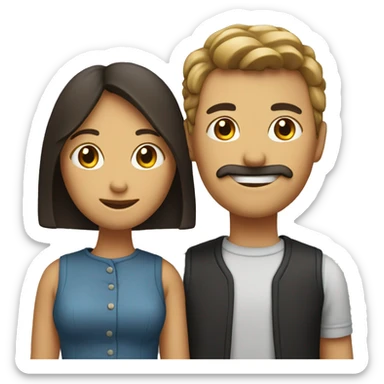 chater en couple sticker