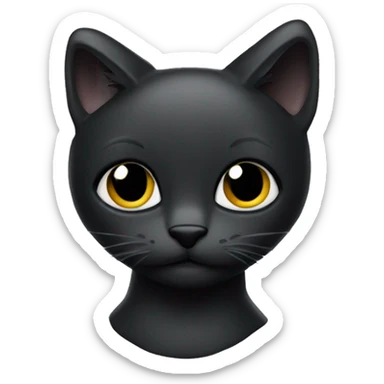 Jordan 4 black cat sticker