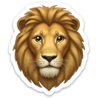 Lion sticker