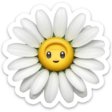 show me a preppy flower sticker