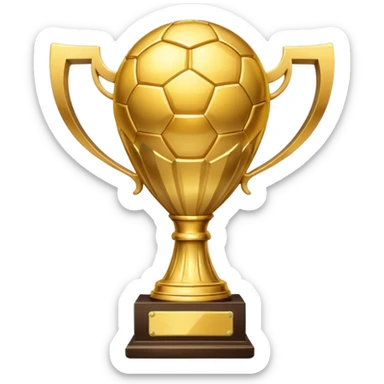 Trophy world cup sticker