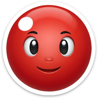 red ballin thing sticker