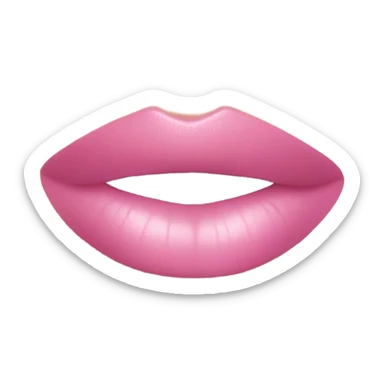 baby pink lipstick  sticker
