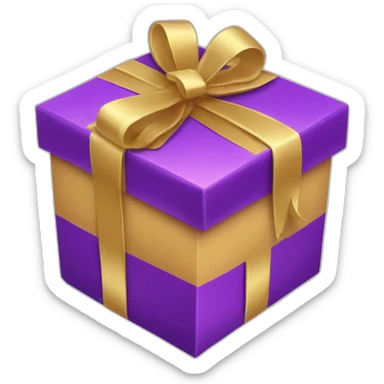 caja de regalo sticker