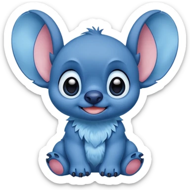Stitch from lilo and stitch sticker
