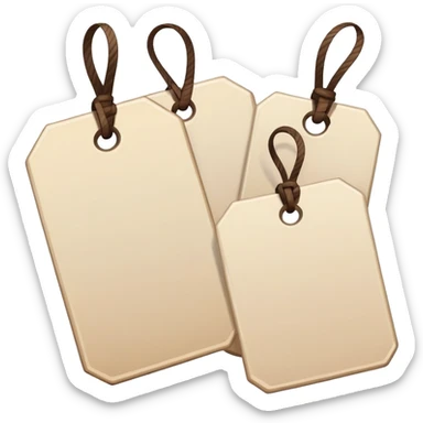 price tags with different prices being compared sticker