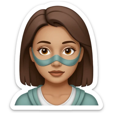 women beauty facial mugclay mask sticker