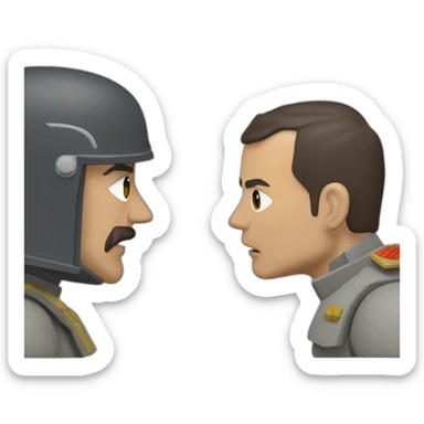 Soldado imperial stars wars disparando a pedro Sánchez sticker