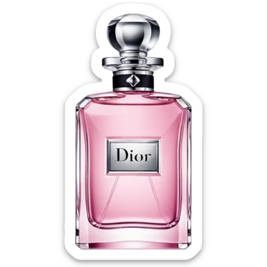 Pink Dior perfume  sticker