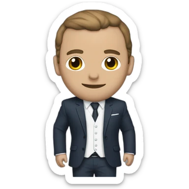 Macron-hiphop sticker