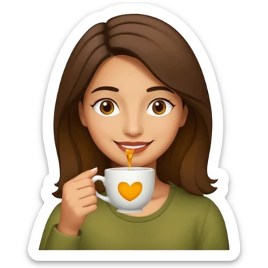 🧘🏼‍♀️🍵😌 sticker