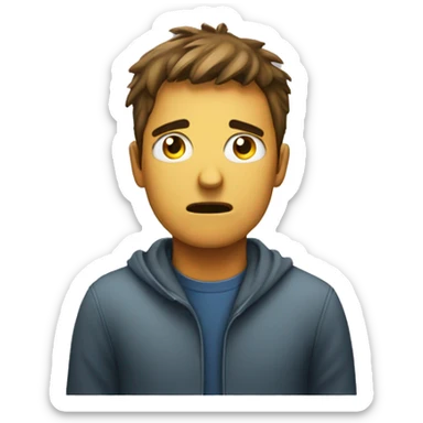 ignoring face sticker