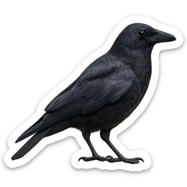 Crow sticker