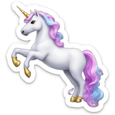 Magic unicorn sticker