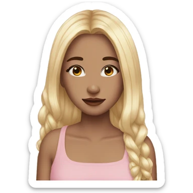 Aesthetic girl sticker