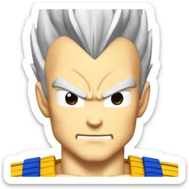 vegeta from dragon ball z sticker