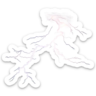 Lightning sticker