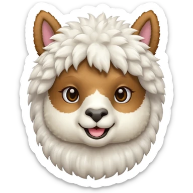 alpaca emoji sticker