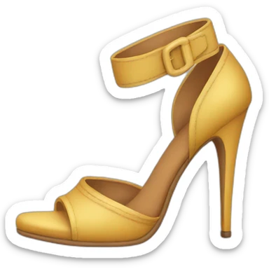High heel sticker